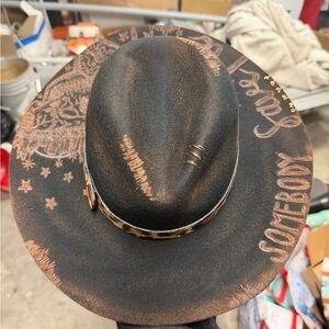 Artistic Black and Brown Women's Hat